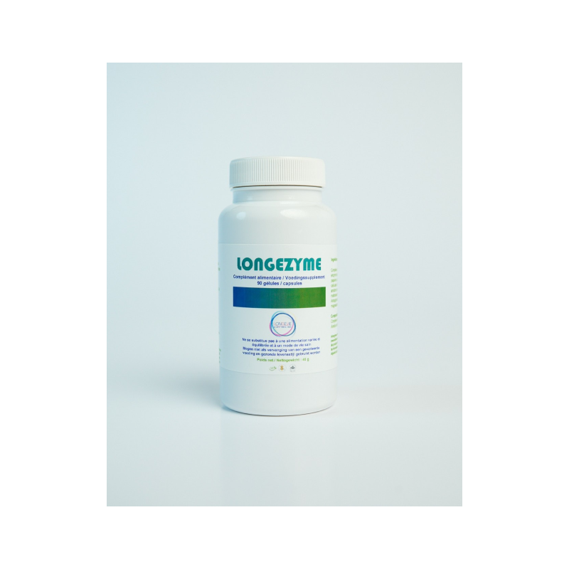 Longezyme Longévie – complexe d’enzymes digestives pour confort intestinal