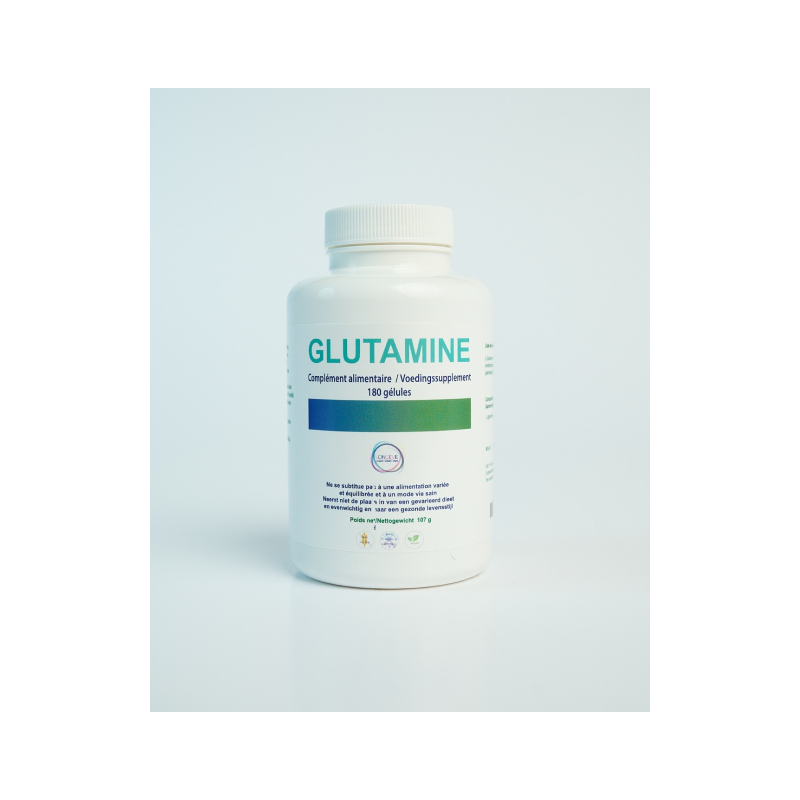 GLUTAMINE - Pot de 180 gélules -