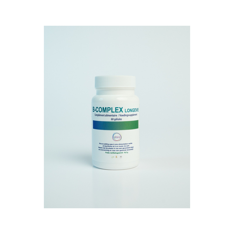 B-Complex Longévie – vitamines B pour énergie, nerfs et immunité renforcée
