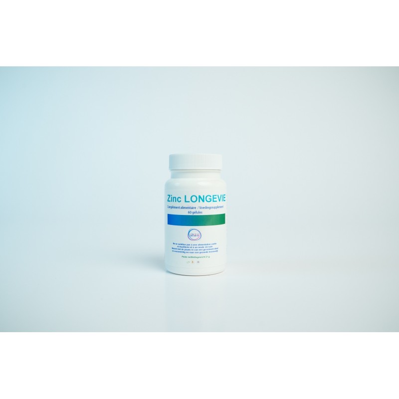 Zinc Longévie – défenses immunitaires et peau éclatante