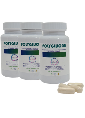 POLYGLUCAN 3 - Lot de 3 pots de 60 capsules -