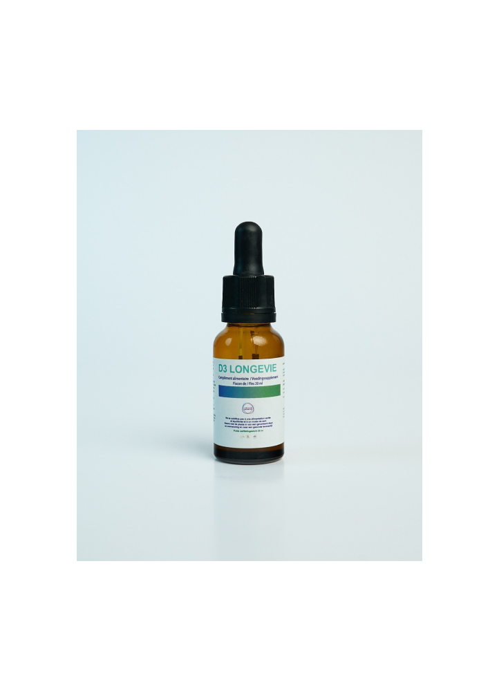 Vitamine D3 Longévie – défense immunitaire et santé osseuse en gouttes