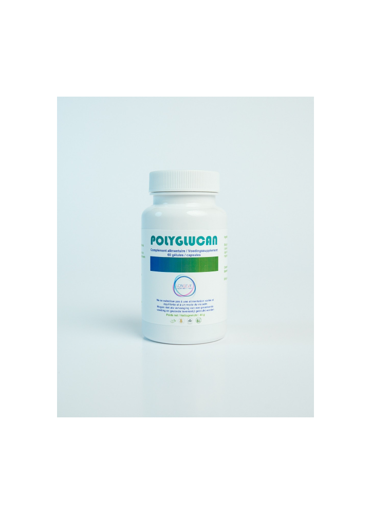 Polyglucan Longévie – soutien immunitaire par bêta-glucanes naturels