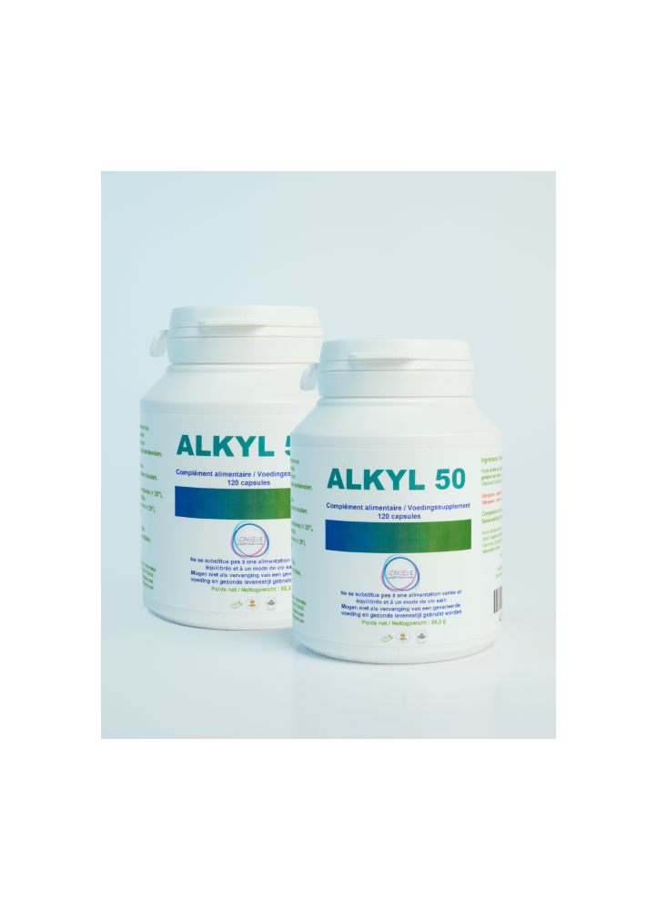 Pack 2 boîtes Alkyl 50 Longévie – soutien immunitaire naturel et protection cellulaire renforcée