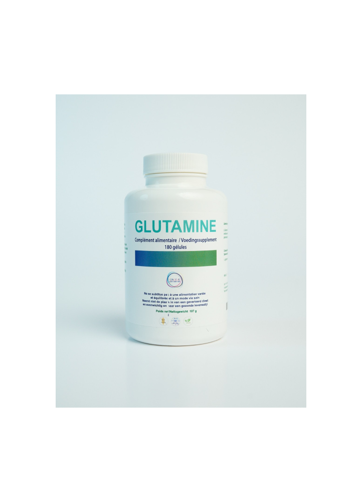 Glutamine Longévie – complément digestion et confort intestinal au quotidien