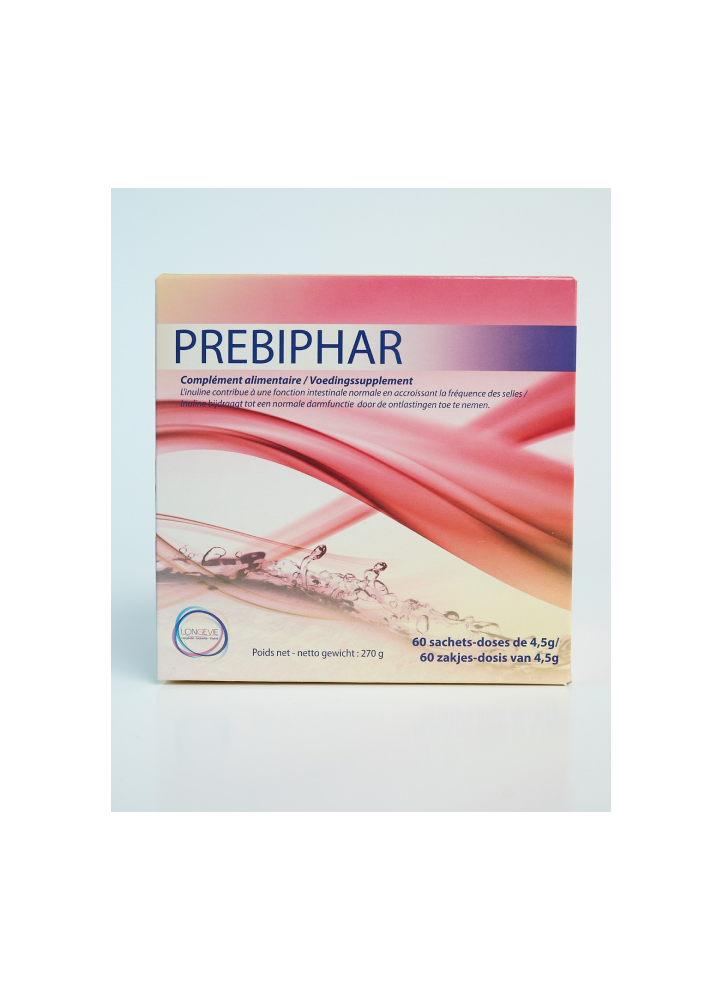 Prebiphar Longévie – prébiotique inuline pour flore intestinale et digestion légère