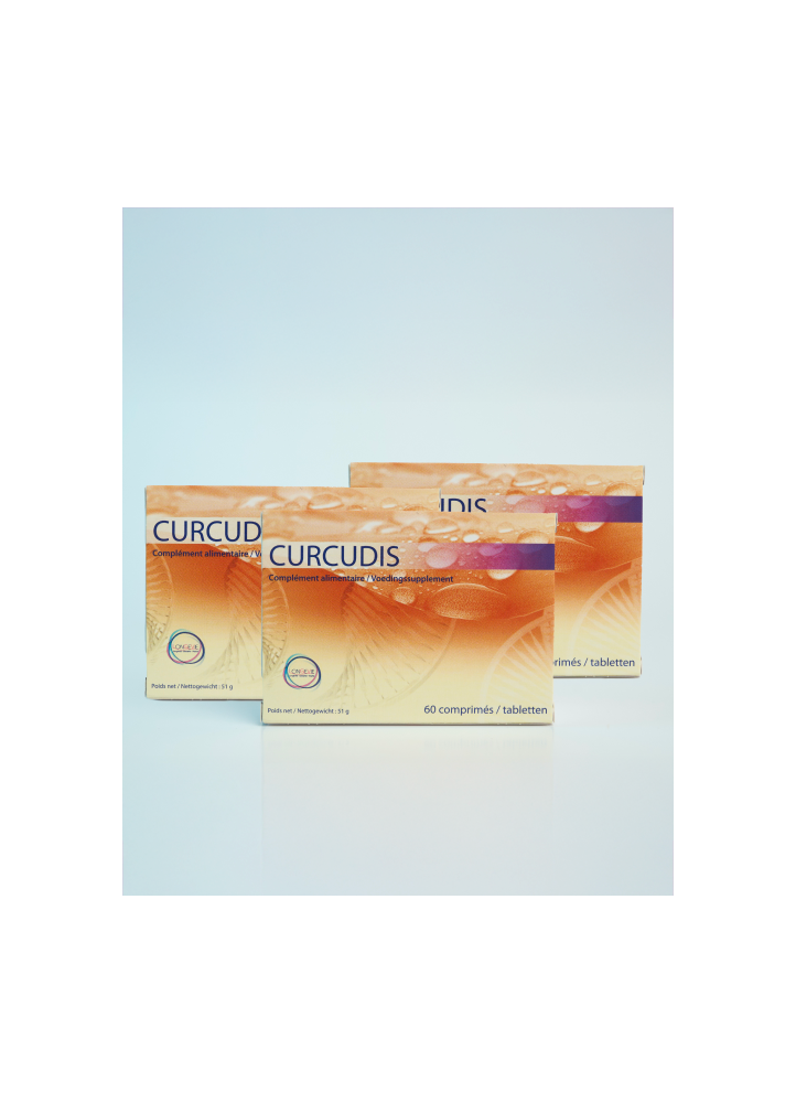 Pack 3 boîtes Curcudis Longévie – curcuma biodisponible pour confort articulaire et mobilité durable