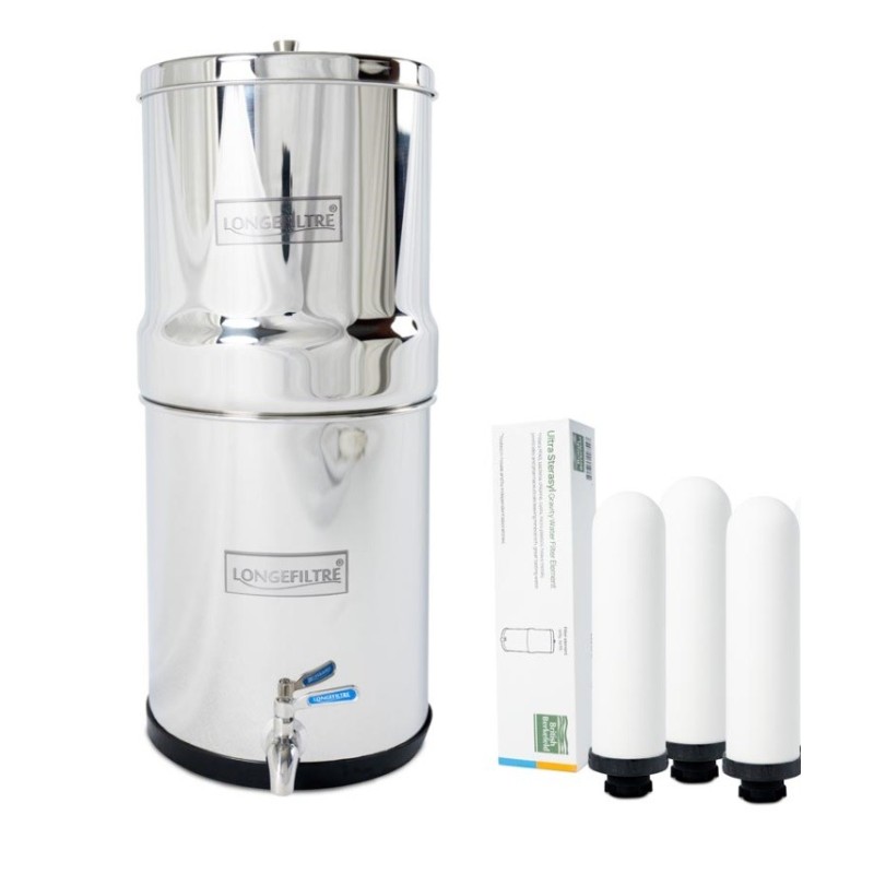 LONGEFILTRE MAXINOX 12L équipé de 3 filtres ULTRASTERASYL