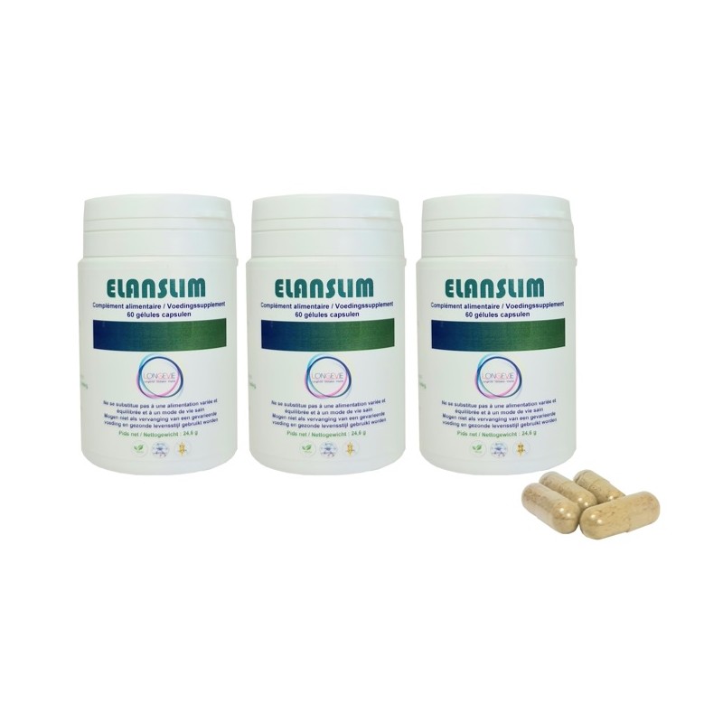 ELANSLIM – Ligne & énergie métabolique (pack de 3 boites)
