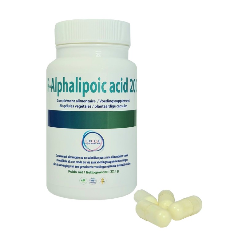 R-ALPHALIPOIC ACID 200 – Antioxydant & énergie cellulaire