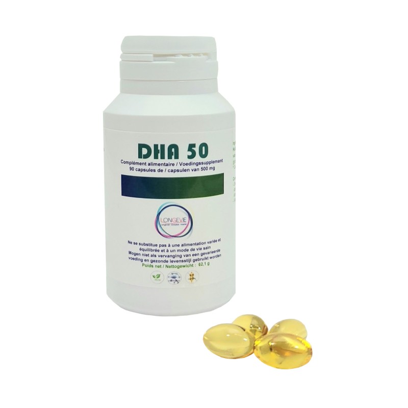 DHA 50 – Cerveau, Cœur & Vision au quotidien
