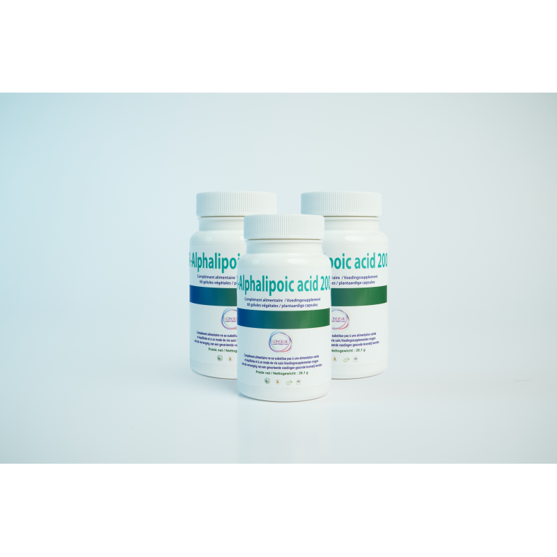 R-ALPHALIPOIC ACID 200 - Lot de 3 pots de 60 gélules -