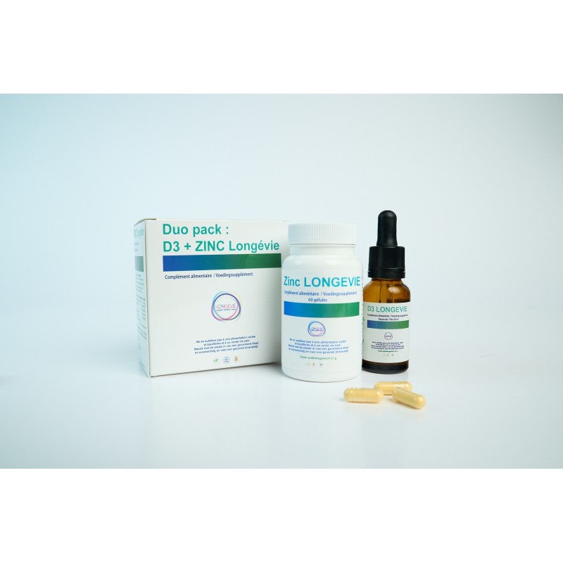 DUO D3 + Zinc – Immunité & Ossature