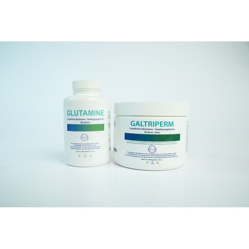 Duopack GALTRIPERM (60 doses) + GLUTAMINE (180 gél.)