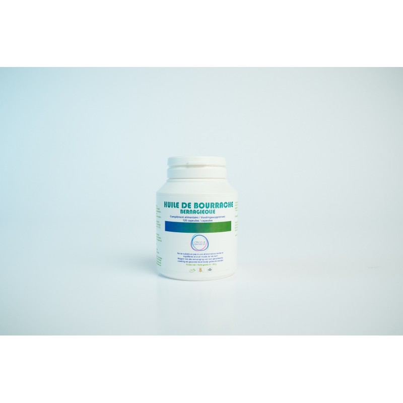 HUILE DE BOURRACHE - Pot de 120 Capsules