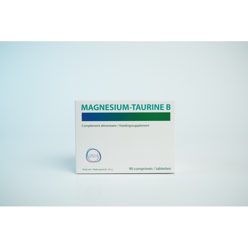 Complément magnésium anti-stress – MAGNÉSIUM-TAURINE B Longévie