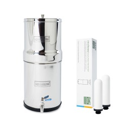 LONGEFILTRE Maxinox – Filtration gravitaire inox 7,8 L avec 2 filtres Ultrasterasyl©