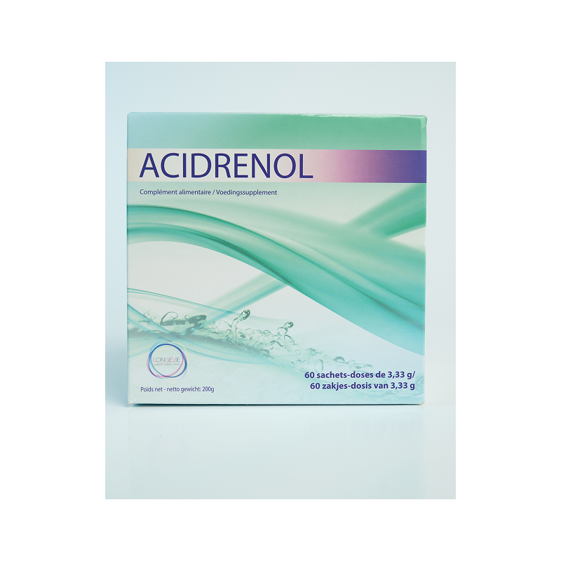 Acidrenol Longévie – complément équilibre acido-basique et vitalité cellulaire
