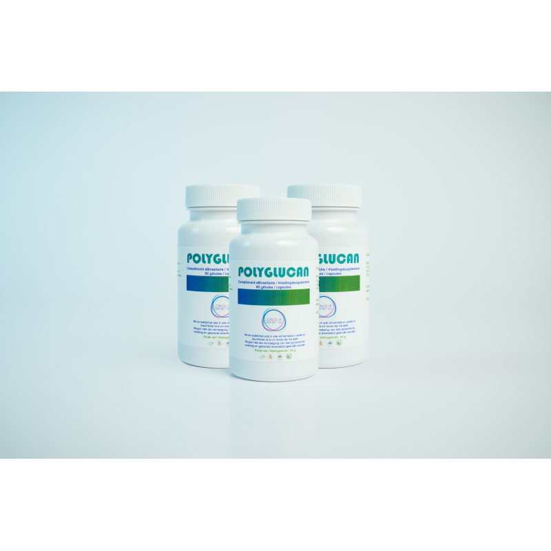 POLYGLUCAN 3 - Lot de 3 pots de 60 capsules -
