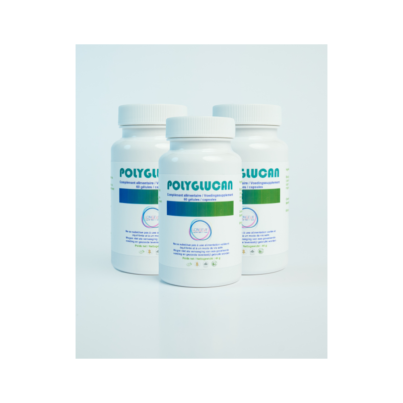 POLYGLUCAN 3 - Lot de 3 pots de 60 capsules -