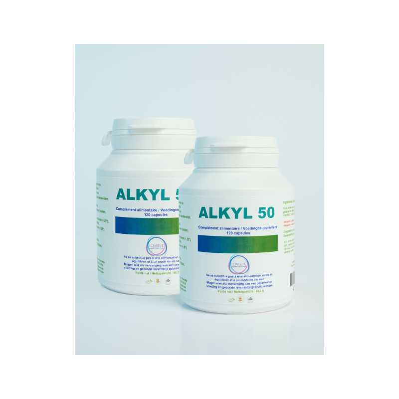 ALKYL 50 - Lot de 2 pots de 120 capsules -