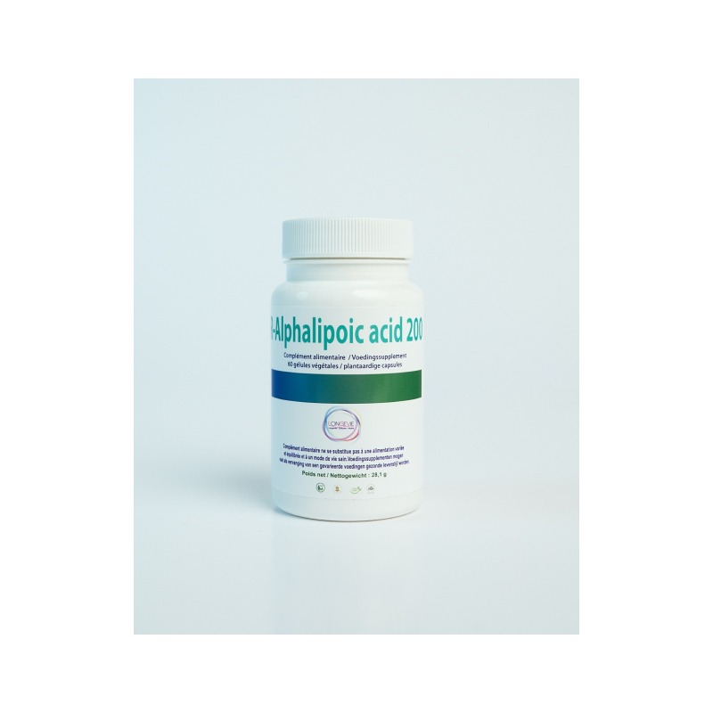 R-ALPHALIPOIC ACID 200- Pot de 60 gélules-