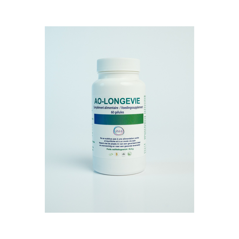 AO-Longévie – complexe antioxydant puissant contre le stress oxydatif et le vieillissement