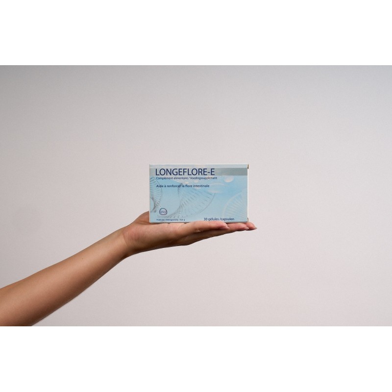 Longeflore E Longévie – soutien microbiote enfant et confort digestif naturel
