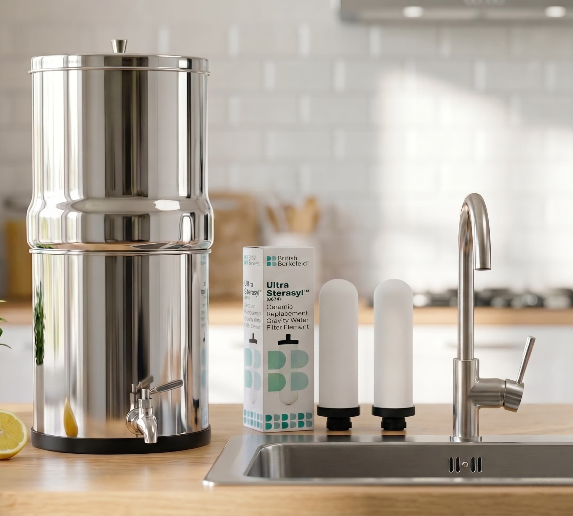 Filtre Maxinox dans la cuisine